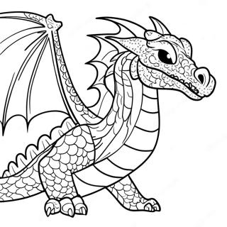 Dragon Redoutable Crachant Du Feu Page A Colorier 82037 23631