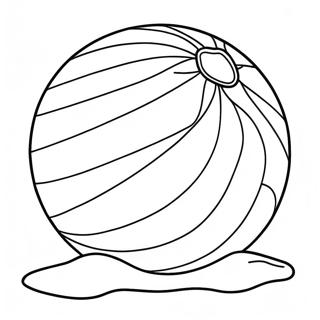 Page A Colorier De Ballon De Plage 82392-23922