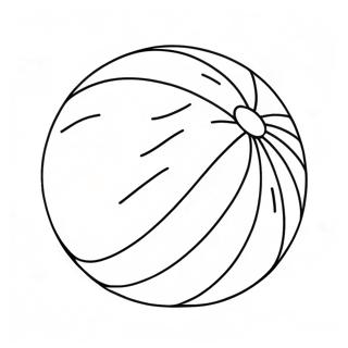 Page A Colorier De Ballon De Plage Colore 82393-23926