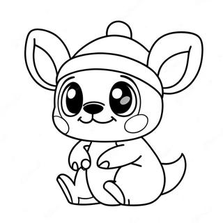 Page De Coloriage De Broderie De Noel Mignonne Avec Un Chapeau De Pere Noel 82523-24032