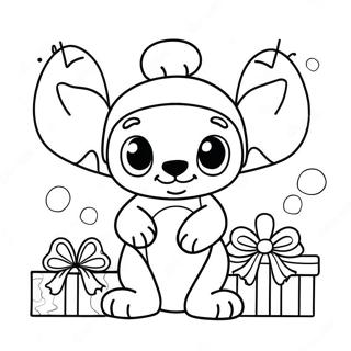 Page A Colorier Dun Noel Joyeux Avec Des Cadeaux 82525-24037