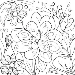 Printemps Pour La Maternelle Pages À Colorier