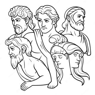 Page A Colorier Des Dieux Grecs 82573-24062