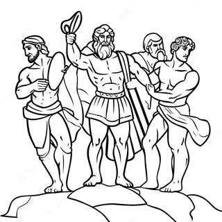 Page A Colorier Des Dieux Grecs 82573-24063