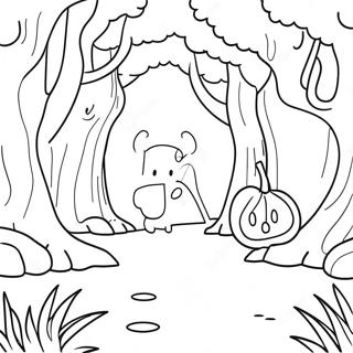 Page De Coloriage De La Foret Magique 82648-24123