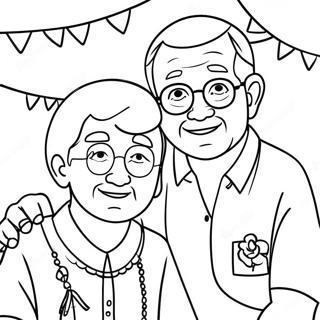 Journée Des Grands-Parents Pages à colorier