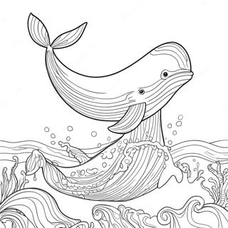 Coloriage De Baleine Majestueuse Sautant 82806 24256