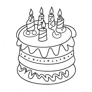 Page De Coloriage Gateau Danniversaire Colore Pour Maman 82960-24369
