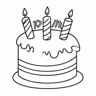 Page De Coloriage Gateau Danniversaire Colore Pour Maman 82960-24372