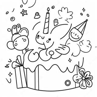 Page De Coloriage Celebration Joyeuse Danniversaire Pour Maman 82961-24375