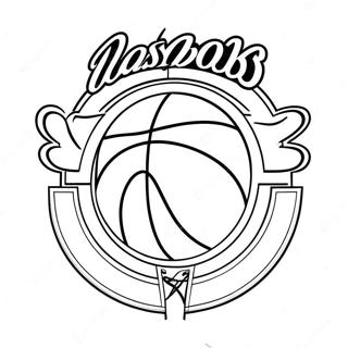 Page De Coloriage Du Logo Nba 83036-24424