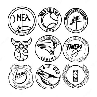 Page De Coloriage Des Logos Dequipes Nba Colores 83037-24425