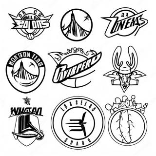 Page De Coloriage Des Logos Dequipes Nba Colores 83037-24427