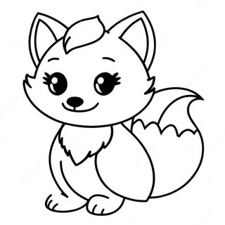 Page De Coloriage Kawaii Renard 83087-24462