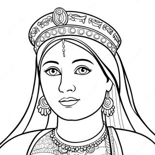 Page De Coloriage Reine Esther 83137-24502