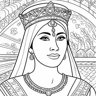 Page De Coloriage Reine Esther 83137-24503