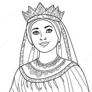 Page De Coloriage Reine Esther 83137-24504