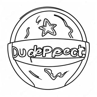 Logo Dude Perfect Page A Colorier 83163-24523