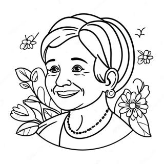 Joyeuse Fete Des Meres Mamie Page De Coloriage 83290-24622