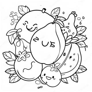 Page De Coloriage Fruit De Lesprit Joyeux 83420-24729