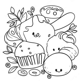 Page De Coloriage Patisserie 83445-24746