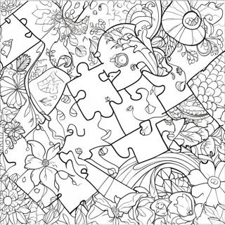 Puzzle Pages À Colorier