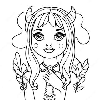 Page De Coloriage Gothique Pastel 83496-24786