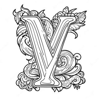 Page De Coloriage De La Lettre V Vicieuse 83676-24934