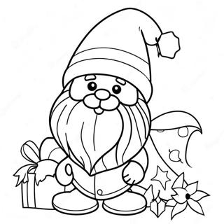 Page De Coloriage Du Gnome De Noel Festif 83701-24950