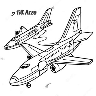 Air Force 1 Pages À Colorier