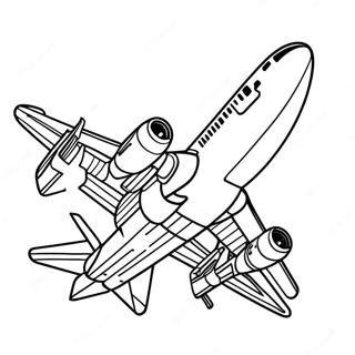 Page De Coloriage De Lair Force 1 En Action 83729-24978