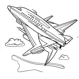 Page De Coloriage De Lair Force 1 En Action 83729-24980