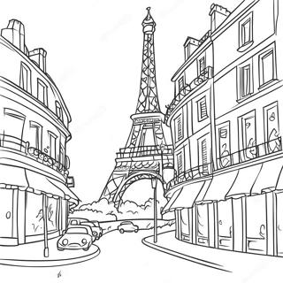 Paris Pages À Colorier