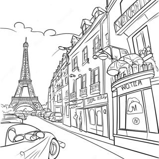 Page De Coloriage De Paris 83778-25007