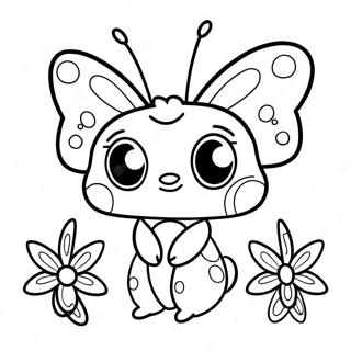 Page De Coloriage De Nooroo Le Papillon Kwami 84062-25235