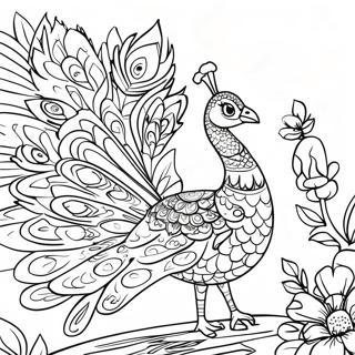 Page De Coloriage De Duusu Le Paon Kwami 84063-25239