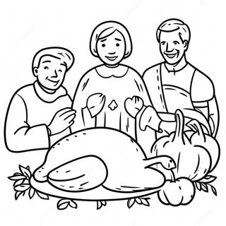 Page De Coloriage De Scene Biblique De Thanksgiving 84088-25259