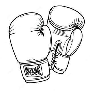 Page De Coloriage De Gants De Boxe 84136-25286