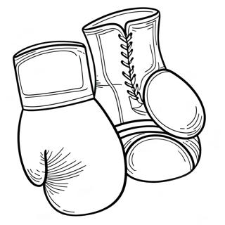 Page De Coloriage De Gants De Boxe 84136-25287