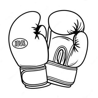 Page De Coloriage De Gants De Boxe 84136-25288