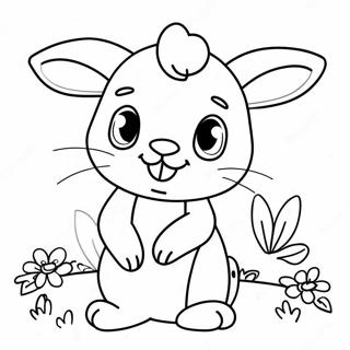 Impression De Lapin Pages À Colorier