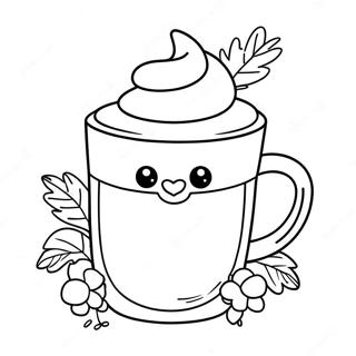 Coloriage Chocolat Chaud Mignon 84365-25466