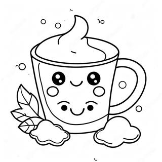 Coloriage Chocolat Chaud Mignon 84365-25468