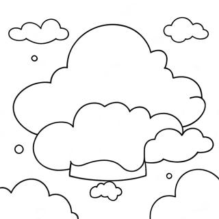 Page De Coloriage Nuages Celestes 84521-25588