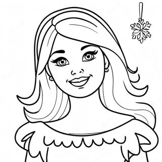 Page De Coloriage Barbie Noel 84572-25627