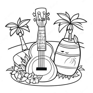 Luau Pages À Colorier