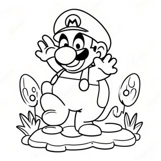 Super Mario 3d World Pages À Colorier