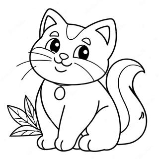 Page De Coloriage De La Chatte Peach Caline 84729-25761