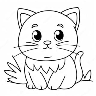 Page De Coloriage De La Chatte Peach Caline 84729-25762