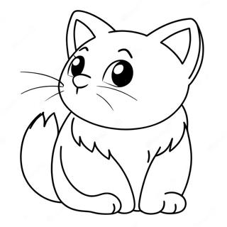 Page De Coloriage De La Chatte Peach Caline 84729-25763